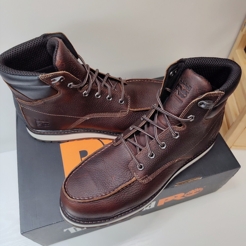 Timberland PRO 6" IRVINE Wedge ALLOY Toe Work Boot MEN'S Size 10.5 TB1A44UP214 - Picture 12 of 12
